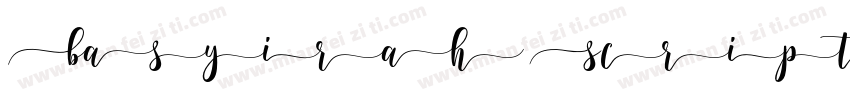 Basyirah Script字体转换